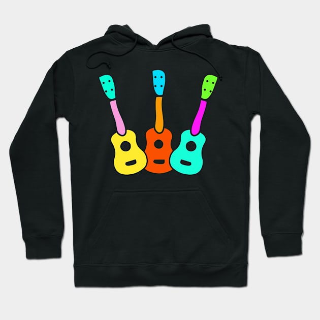 Joyful Ukulele Hoodie by jazzworldquest